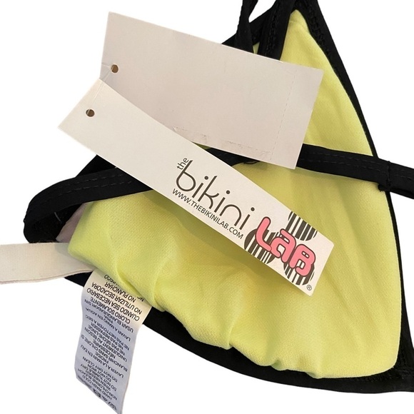 Bikini Lab It Takes Hue Triangle Bikini Top NWT - Picture 4 of 7